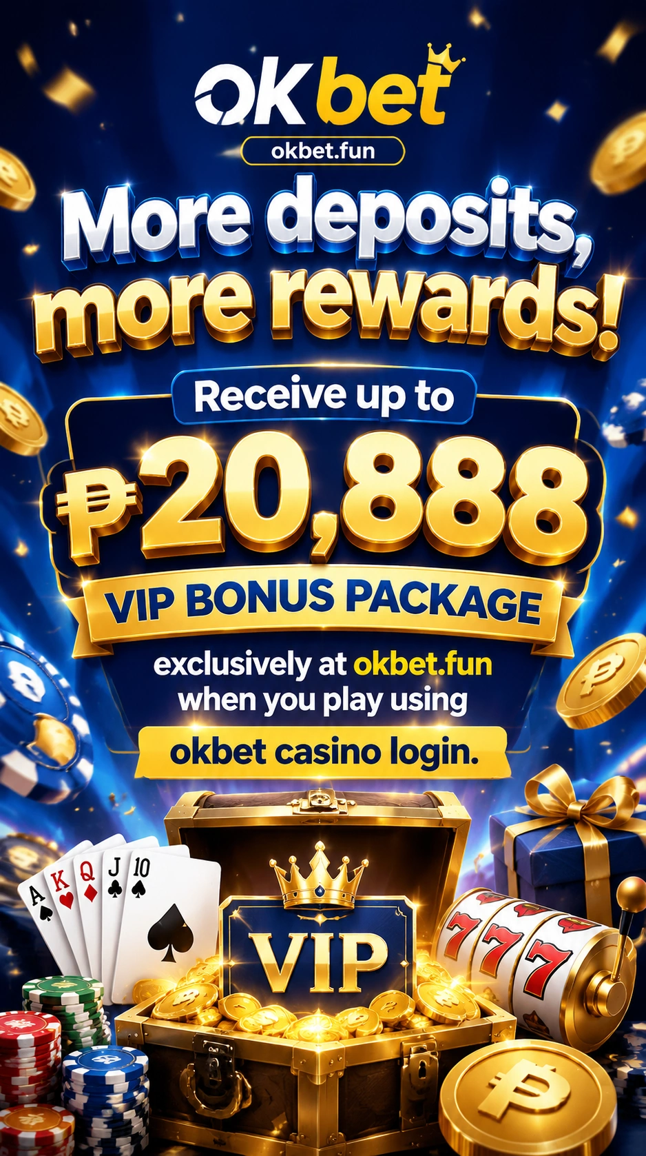 Casino promotion vertical banner 2